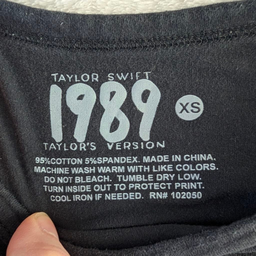 Taylor Swift 1989 Taylor's Version Crop Top XS - Picture 5 of 11